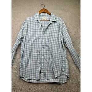 Faherty Blue purple and red button down shirt size xl